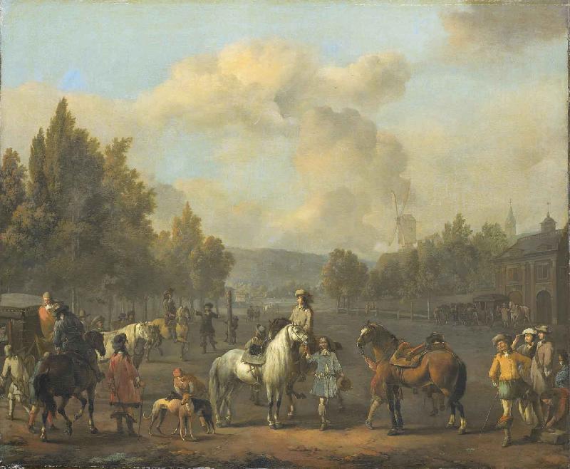 LINGELBACH, Johannes The riding school